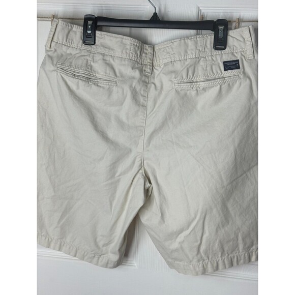 American Eagle Outfitters Shorts Men's 34 Waist Prep Length Flat Front Chino - Picture 9 of 10